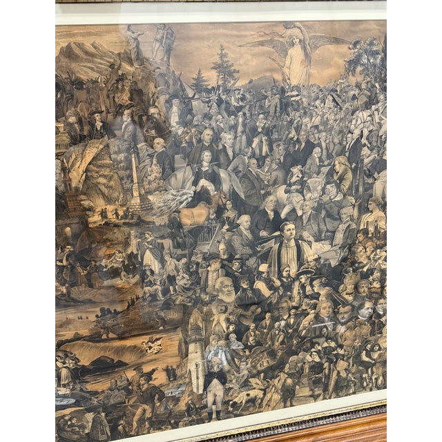 Victorian 19th C, Decopauge "The Allegory of Civilization" Magnificent & Important Work For Sale - Image 3 of 18