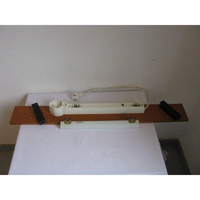 Wood Danish Illuminated Shelf For Sale - Image 7 of 18