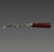Antique Silver and Porphyry Fork, 1500s For Sale - Image 5 of 6