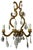 Ralph Lauren Rock Crystal Italian Wall Light Sconce.
