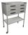 French Steel Dental Cabinet with Six Drawers, 1950s For Sale