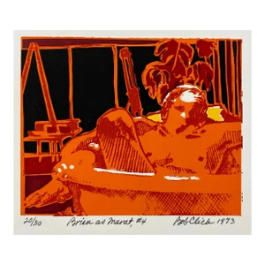 1973 Bob Click Serigraph "Brian as Marat"