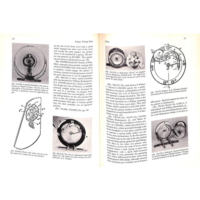 White "Antique Fishing Reels: Your Illustrated Guide to Identifying and Understanding u.s. Patented Models Through 1920" 1985 Vernon, Steven K. For Sale - Image 8 of 12