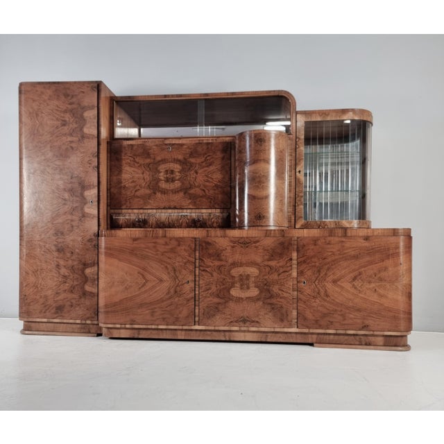 Art Deco Display Sideboard, 1940s For Sale - Image 6 of 12