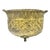 Hollywood Regency Embossed Brass Cachepot Planter Champagne Bucket For Sale
