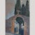 Gloria Muñoz, Study of Church Exterior, 1970s, Oil on Canvas, in Very Good conditions. Designed 1970 to 1979