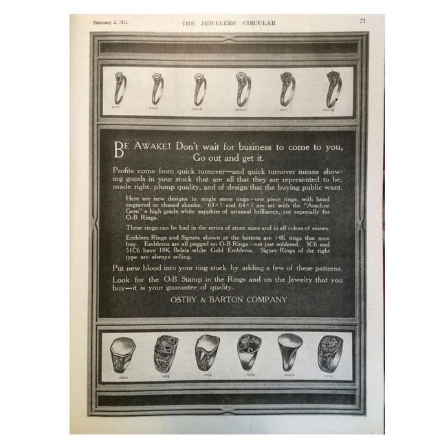 Silver The El Monte: Antique White Gold Orange Blossom Wedding Band For Sale - Image 8 of 9