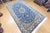 Vintage Nain Rug with Blue Central Medallion For Sale - Image 5 of 18
