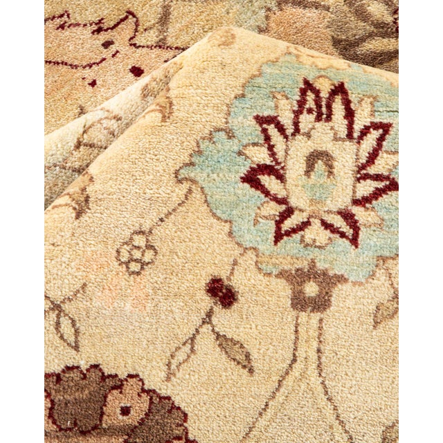 Textile Mogul, One-of-a-Kind Hand-Knotted Area Rug - Ivory, 9' 3" x 11' 10" For Sale - Image 7 of 8