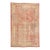 Antique Turkish Oushak Rug 7x10 | Faded Red With Large Floral Motifs For Sale