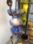 Blue Brutalist Stalacticte Chandelier by Nanny Still for Massive Belgium, 1960s For Sale - Image 8 of 14