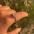Soft Pink Rose Quartz Solitaire Ring for Women in 925 Silver, Size 8.5 For Sale - Image 4 of 11