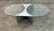 Italian Mid-Century Modern Glass and Metal Coffee Table by G Raimondi, 1970s For Sale - Image 4 of 9