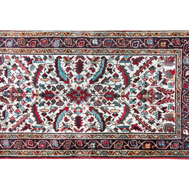Vintage Persian Heriz Rug For Sale - Image 4 of 15