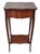 Wood Antique French Louis XV Satinwood Inlaid Two Tier Side Table Stand For Sale - Image 7 of 12