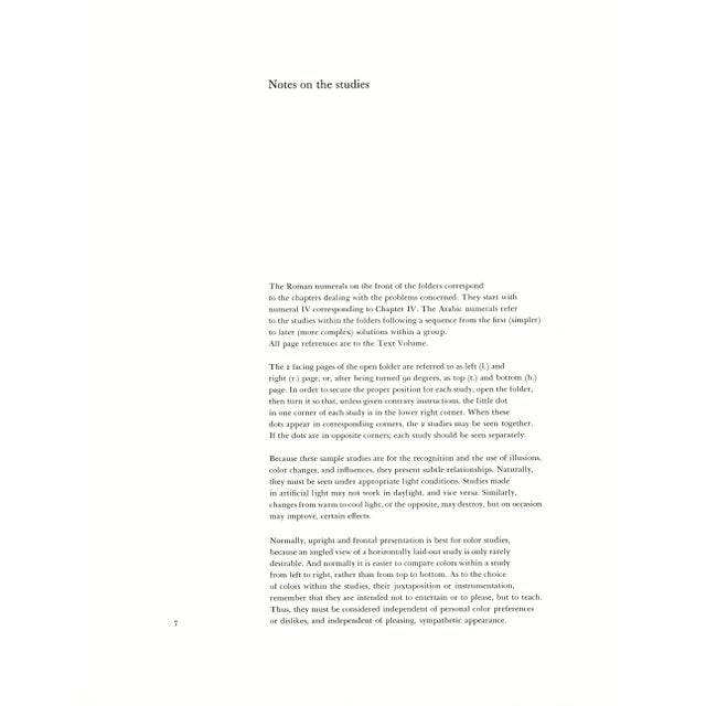 Josef Albers 1963 "Interaction of Color" Folder Xiii-2 Right Side Silkscreen Print For Sale In New York - Image 6 of 7