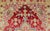 Early 20th Century Antique Turkish Oushak Medallion Rug in Red, Lime Green, Gray & Light Blue For Sale - Image 5 of 11