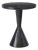 Regina Andrew Gabe Leather Accent Table, Black For Sale