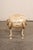 Brass 1970s Italian Stool with Swag-Carved Skirt For Sale - Image 8 of 10