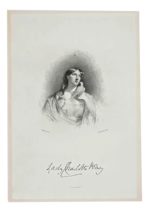 James Posselwhite, Lady Charlotte Bury, Lithograph, 1833