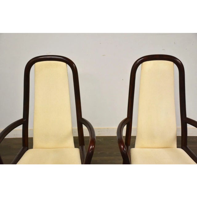 1970s Rosewood Color Dining Arm Chairs by Boltinge - a Pair For Sale - Image 4 of 9