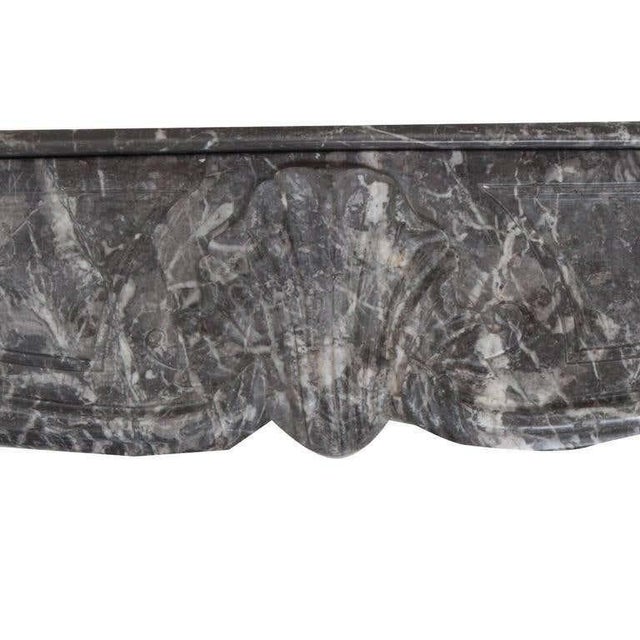 18th Century Louis XVI Style St. Anne's Marble Fireplace Mantel For Sale - Image 3 of 6