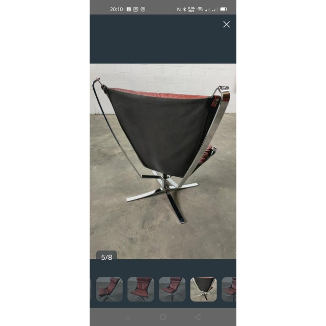 Falcon Model Lounge Chair by Sigurd Ressell for Vatne Møbler, 1970s For Sale - Image 6 of 7