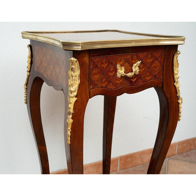 Antique 19th Century Napoleon III Side Table, France For Sale - Image 5 of 6