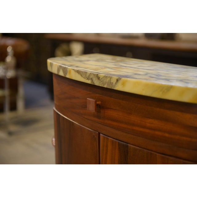 Wood Vintage Art Deco Console Table, 1940s For Sale - Image 7 of 14