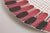 Scandinavian Geometric and Floral Hand-Painted Fajance Platter by Elle Norway For Sale - Image 4 of 16