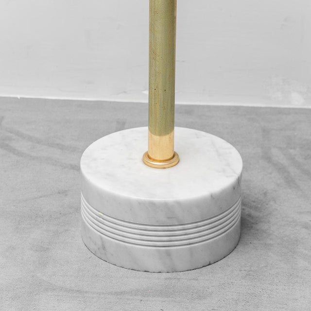 Gilded Metal Coat Stand with Marble Base, 1970s For Sale - Image 3 of 10