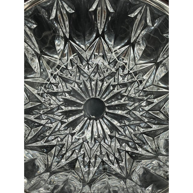 Bowls in Cut Glass with Silver-Plated Rims, 1930s, Set of 12 For Sale - Image 6 of 13