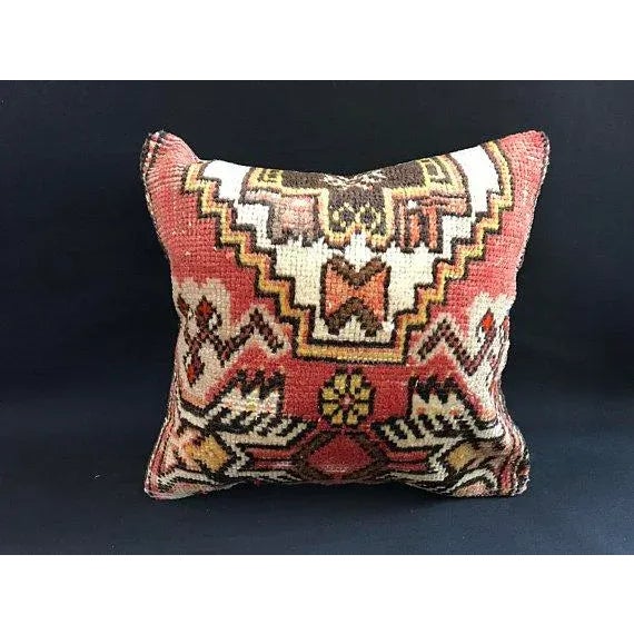 Red Decorative Vintage Pillow Cover For Sale - Image 8 of 8