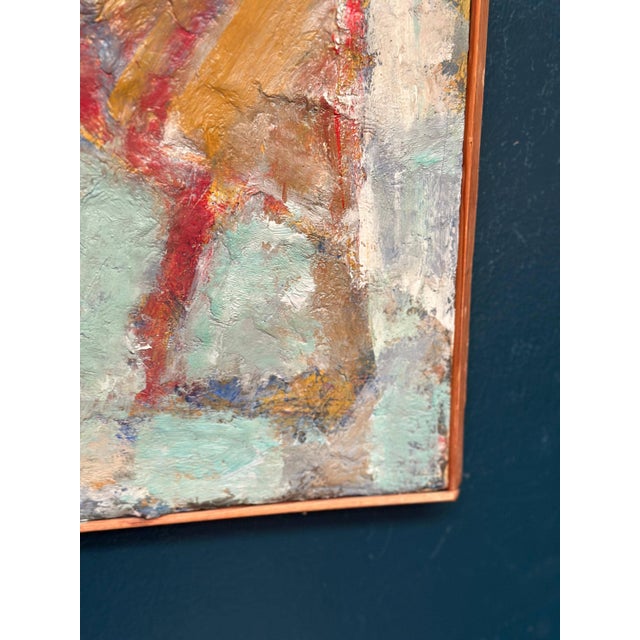 Karsten Winther, Composition with Figures, 1967, Oil on Canvas, Framed For Sale - Image 7 of 18