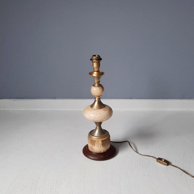 1960s Onyx Table Lamp, 1960s For Sale - Image 5 of 8