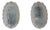 Mid-Century Modern Crystal Glass Wall Sconces from Peill & Putzler, Germany, 1960s, Set of 2 For Sale