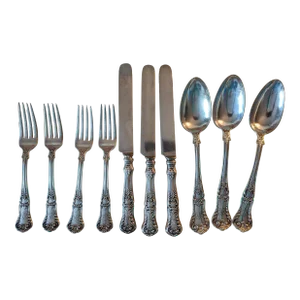 Antique Richmond Gorham Flatware Set- 10 Pieces