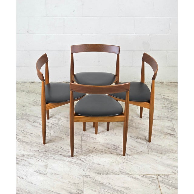 Brown Mid 20th Century Roundette Teak Dining Set by Hans Olsen for Frem Rojle For Sale - Image 8 of 14