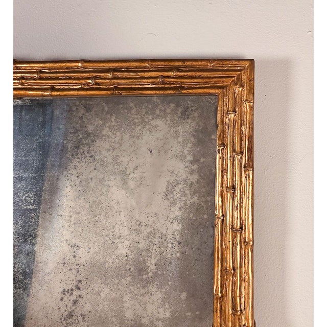 Neoclassical Neoclassical Italian Giltwood Mirror For Sale - Image 3 of 6