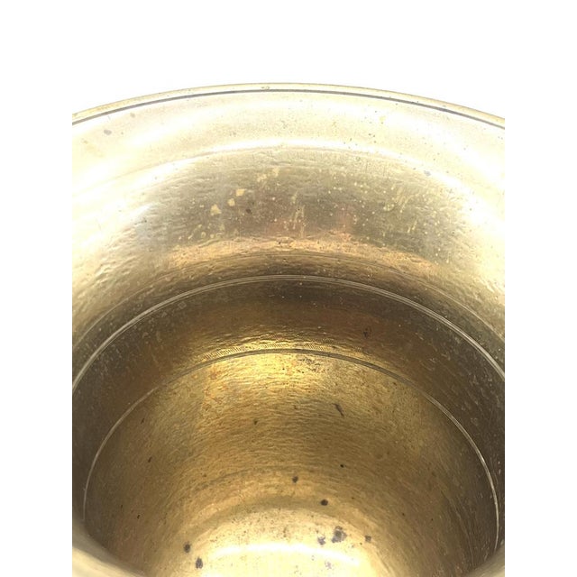 Antique Baroque Apothecary Mortar with Original Pestle Bronze, 1700s For Sale - Image 12 of 16