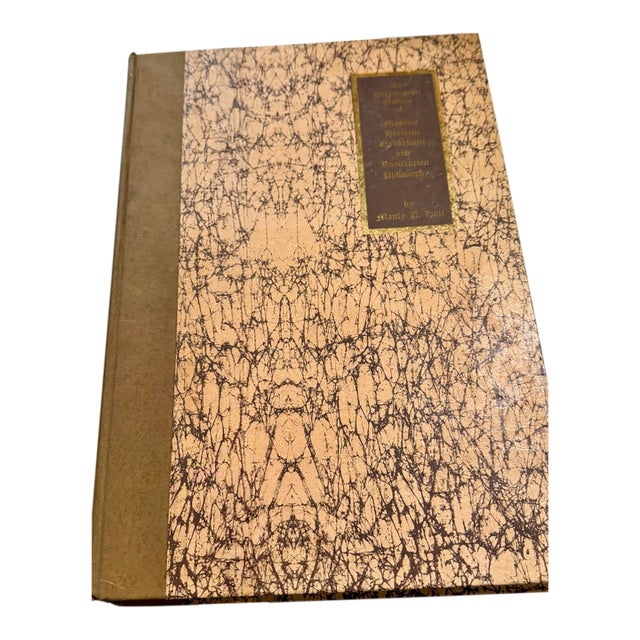 Vintage 1977 Manly P. Hall "The Secret Teachings of All Ages" Golden Anniversary Folio Edition For Sale