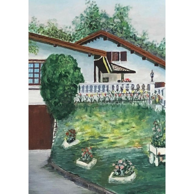 Maurice Chevalley, Villa Rachelle, Oil on Canvas, Framed For Sale - Image 5 of 10