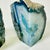 1960s 1960s Vintage Boho Chic Hollywood Regency Turquoise Agate Geode Bookends - A Pair For Sale - Image 5 of 16