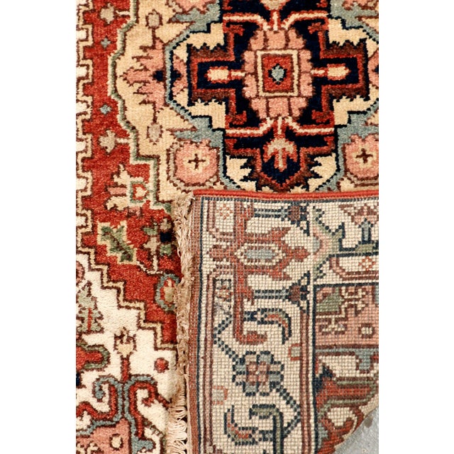 Pasargad Home Serapi Rust Wool Area Rug, 2' 7'' X 21' 9'' For Sale - Image 4 of 4