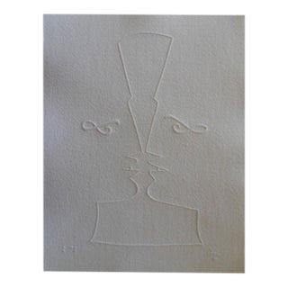Jean Cocteau, Face to Face, Etching For Sale