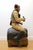 Large Black Forest-Type Figure Astride a Wine/Beer Barrel in Carved & Painted Wood For Sale In San Francisco - Image 6 of 7