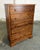 American Cherry Five-Drawer Chest of Drawers For Sale - Image 3 of 10