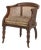 Regency Cane Paneled Mahogany Bergere, 19th Century For Sale