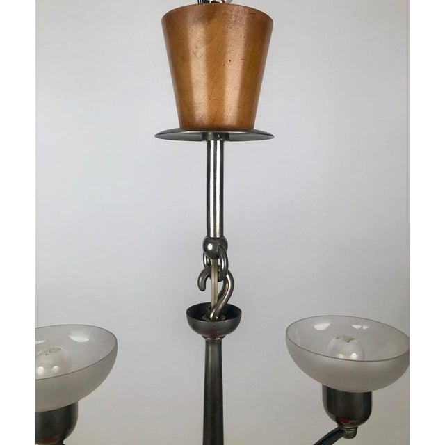 Functionalist Pendant Light, Austria, 1933 For Sale - Image 3 of 18
