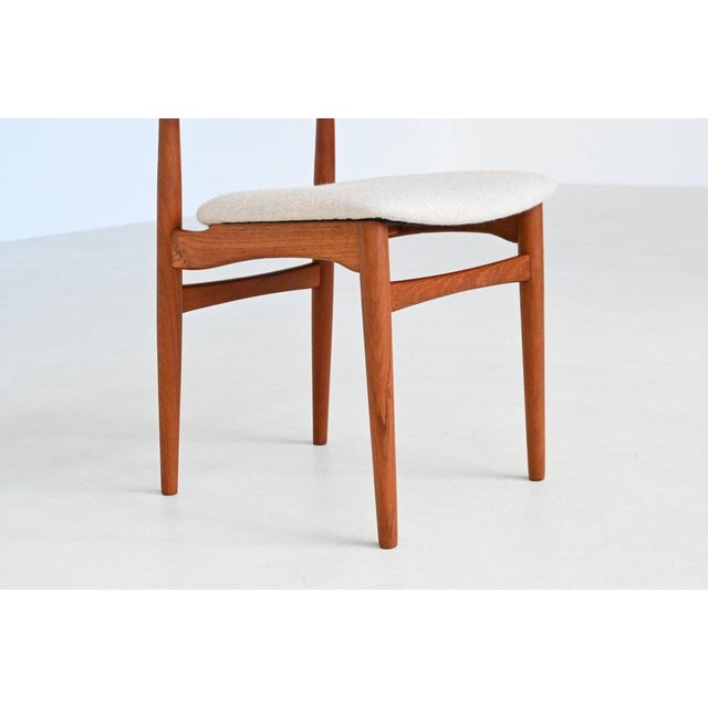 Dining Chairs in Teak attributed to Christian Linneberg, Denmark, 1960s, Set of 6 For Sale - Image 16 of 18